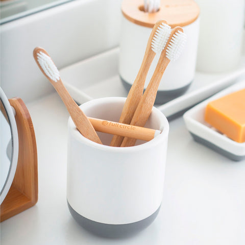 Keep It Clean Ceramic Toothbrush Holder