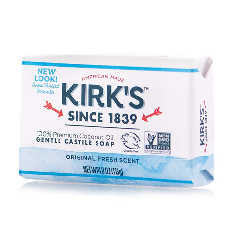 Kirk's Natural Soap Bar Coco Castile - Fresh Scent