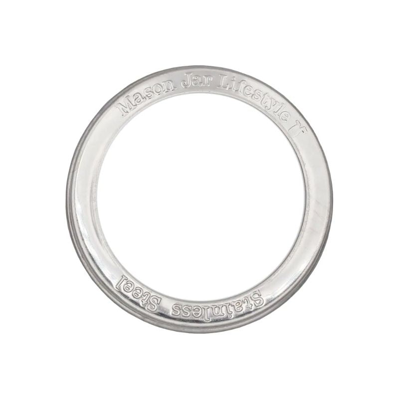 Rust Proof Stainless Steel Bands/Rings for Mason Jars | Unpacked Living
