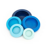 Ice Blue Food Huggers - Set of 5