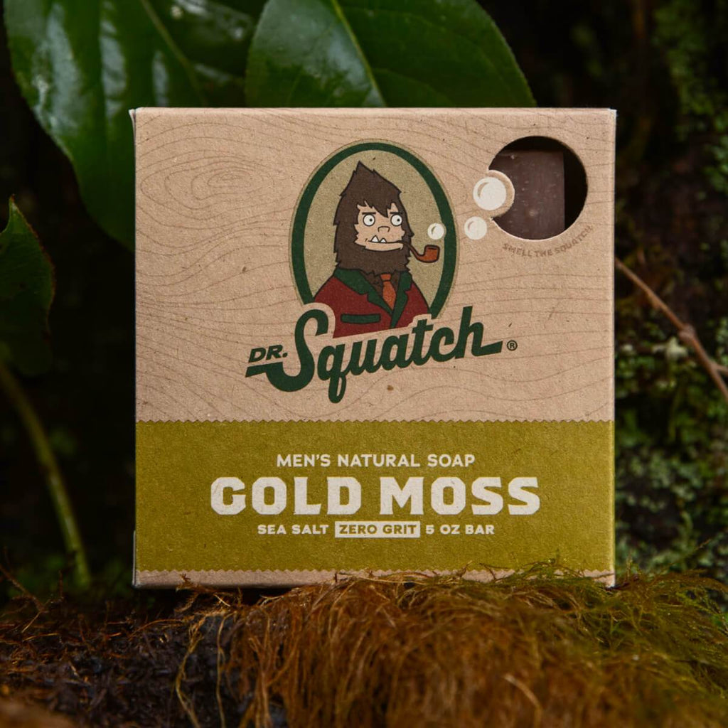 Gold Moss Bar Soap For Men, Dr. Squatch