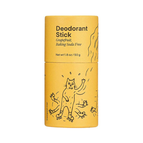 Grapefruit Baking Soda Free Deodorant Stick