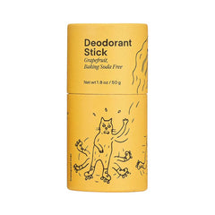 Grapefruit Baking Soda Free Deodorant Stick