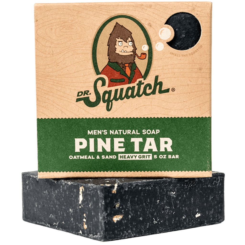 Pine Tar Natural Bar Soap For Men Dr Squatch Unpacked Living