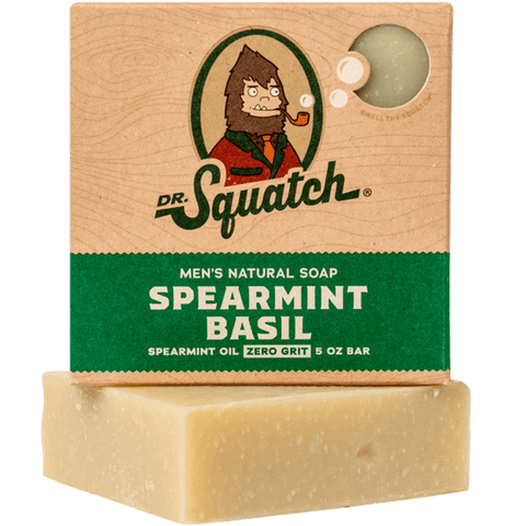 Dr. Squatch All Natural Bar Soap for Men with Zero Grit, Alpine Sage