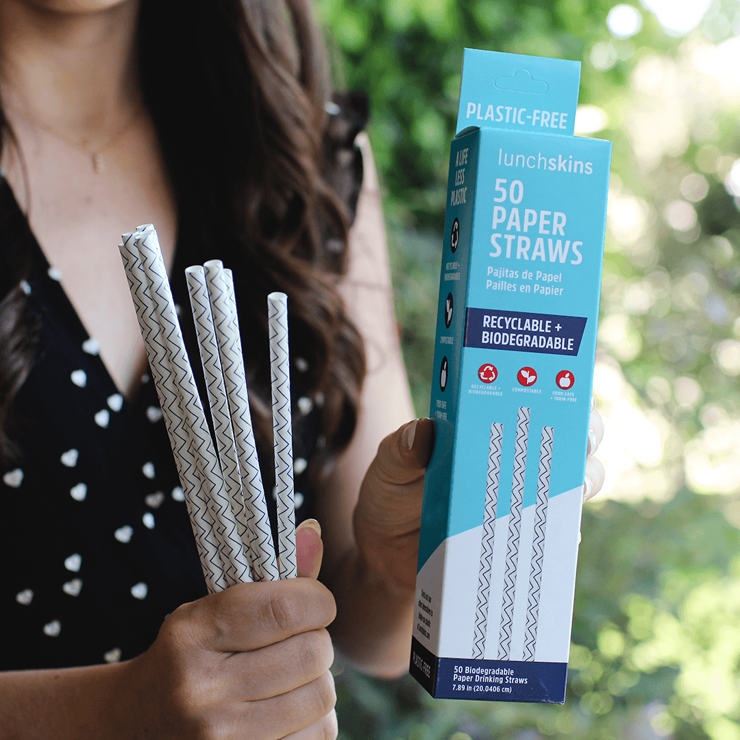 Blue Chevron Paper Straws, 7.89 Blue Chevron Paper Straws, 7.89