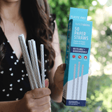Paper Straws Long-Lasting 50-Count