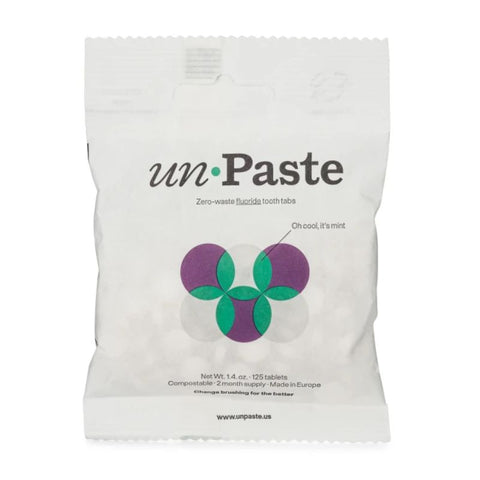 Unpaste Zero Waste Toothpaste Tablets WITH FLUORIDE