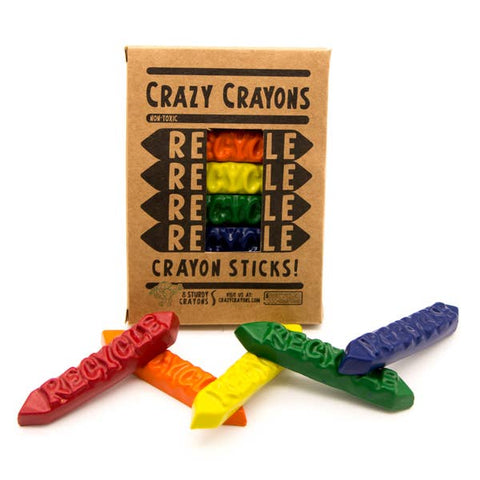 Recycled Crazy Crayons Box of 8