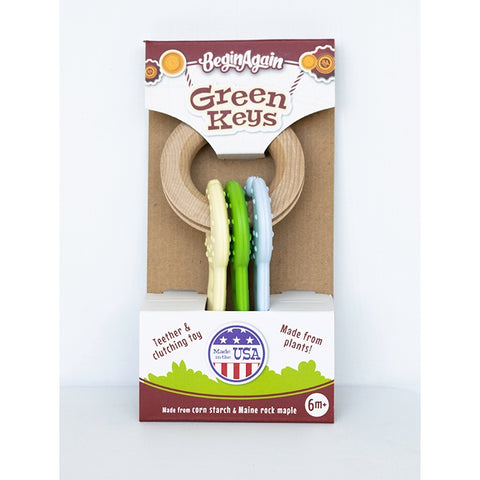 Green Keys Clutching & Teething Toy