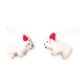Eco-Friendly Wool Holiday Ornaments
