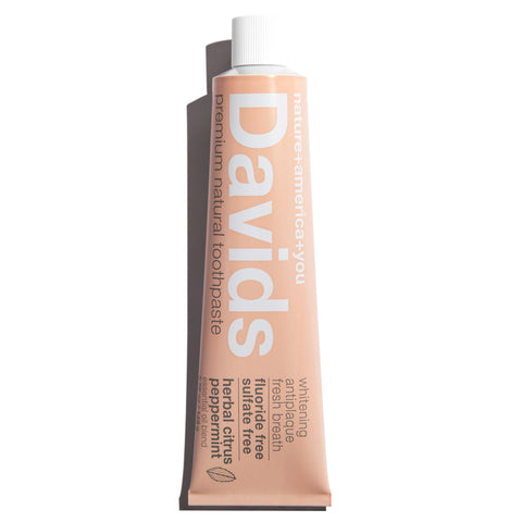 Davids Premium Natural Toothpaste - Herbal Citrus Peppermint
