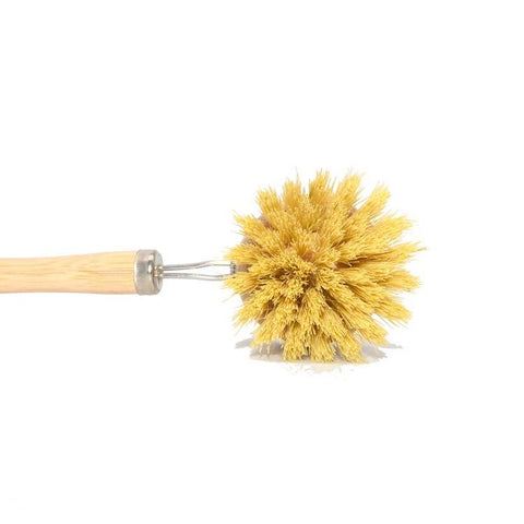 Bamboo and Sisal Pot/Dish Brush