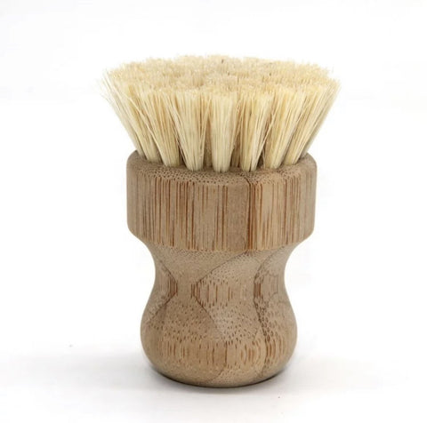 Wooden Handle Household Cleaning Brush Soft Bristle Pot Brush