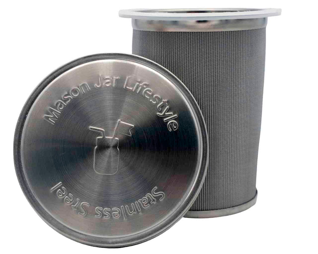 Cold Brew Coffee and Tea Maker Stainless Steel Filter With Lid for Mas
