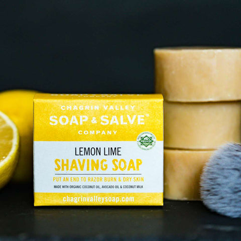 Shaving Soap Lemon Lime 3 Oz Bar