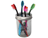 Stainless Steel Toothbrush Holder for Mason Jars