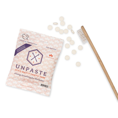 Unpaste Cinnamon Toothpaste Tablets With Fluoride
